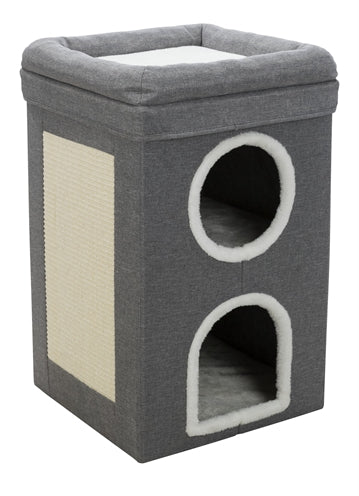 Trixie Krabpaal Cat Tower Saul Grijs