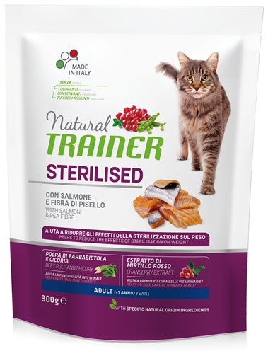 Natural Trainer Cat Sterilised Salmon