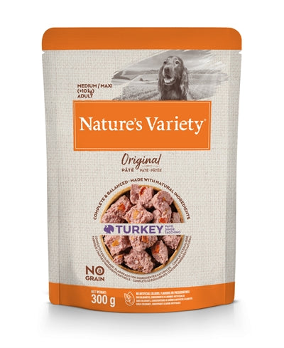 Natures Variety Original Adult Medium / Maxi Pouch Turkey No Grain