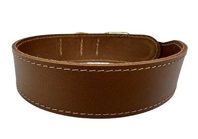 Sazzz Halsband Hond Pioneer Classic Leer Zadel Bruin