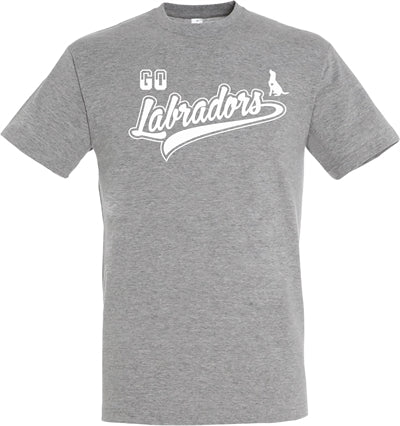 Merkloos T-Shirt Goabradors Grijs