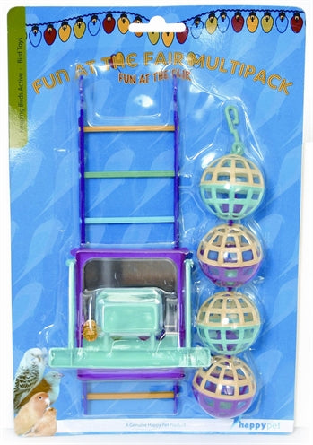 Happy Pet Bird Toy Mp Bal / Ladder / Perch